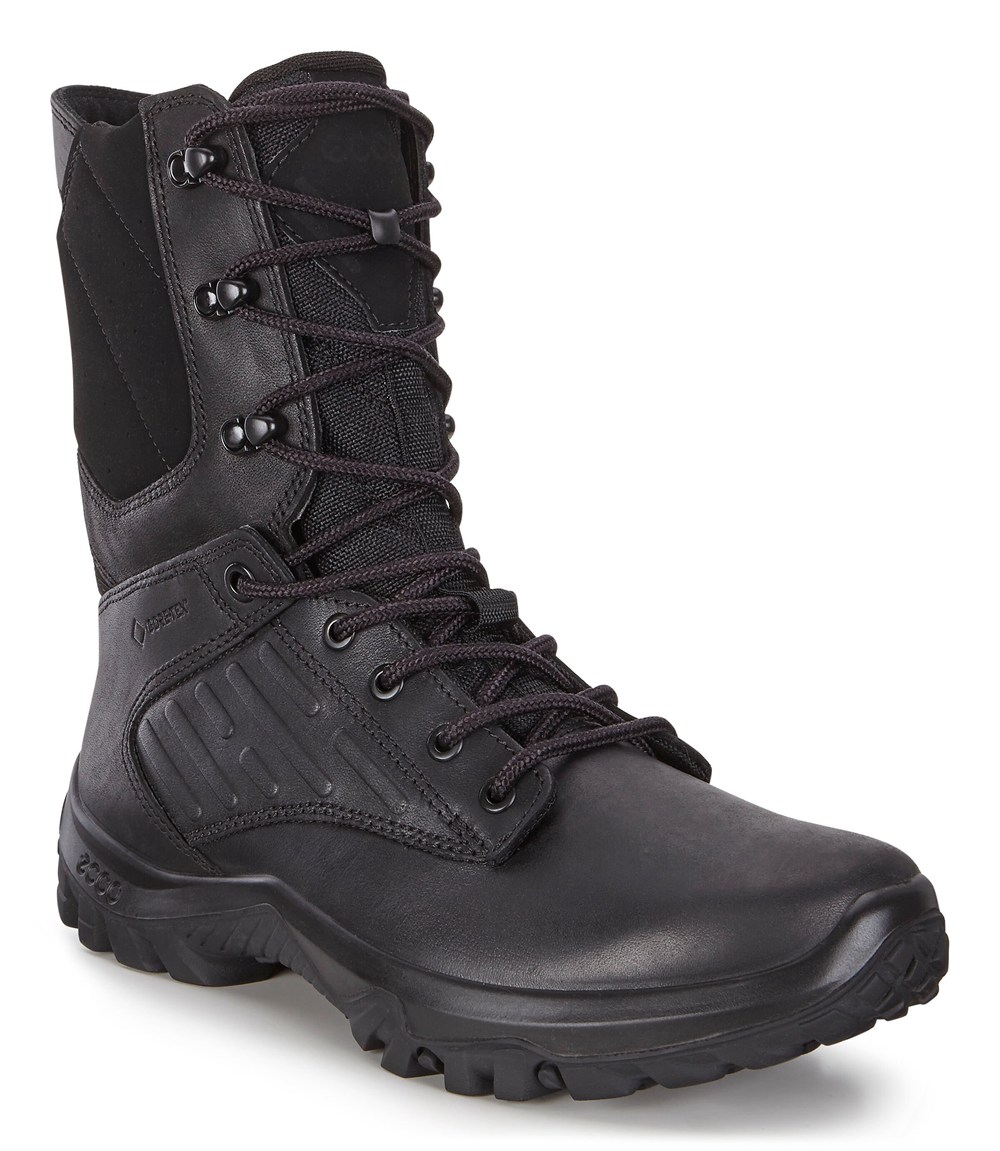 ECCO Mens Boots Black - Professional Outdoor High-Cut - JCP-519846